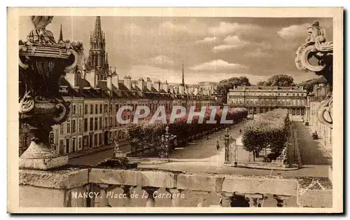 Cartes postales Nancy place de la Carriere