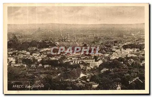 Cartes postales Nancy Vue generale