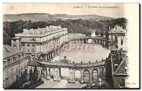 Cartes postales Nancy Le Palais du Gouvernement