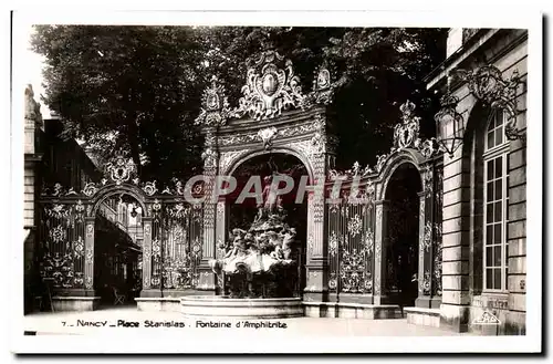 Ansichtskarte AK Nancy Place Stanislas Fontaine d Amphitrite