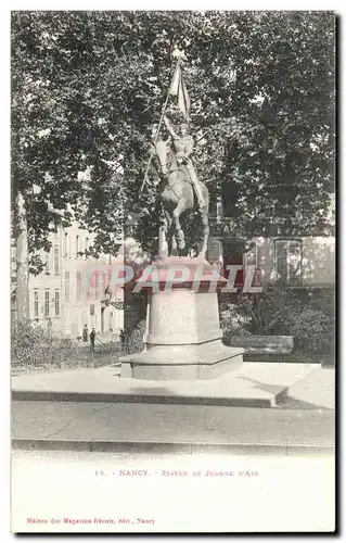 Cartes postales Nancy Statue de Jeanne d Arc