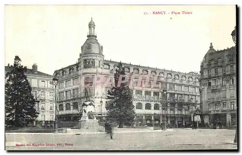 Cartes postales Nancy Place Thiers