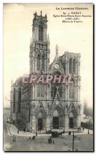 Cartes postales Nancy Eglise Saint Pierre Saint Stanislas