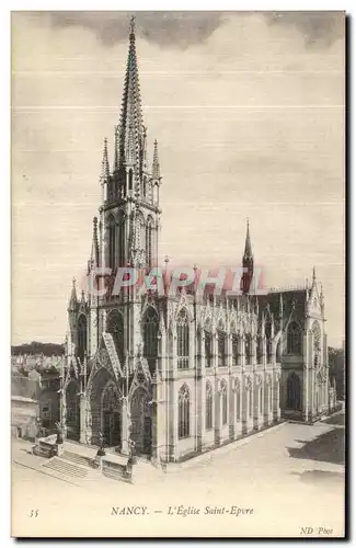 Cartes postales Nancy L Eglise Saint Epvre