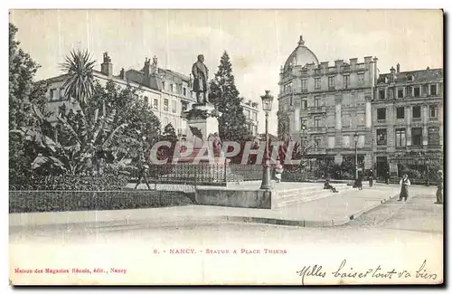 Cartes postales Nancy Statue Place Thiers