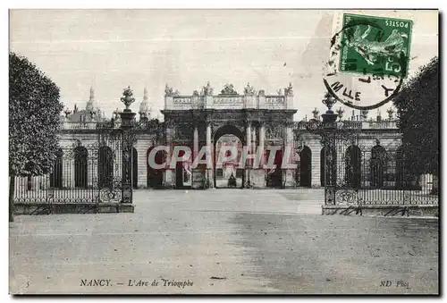 Cartes postales Nancy L Arc de Triomphe