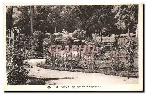 Cartes postales Nancy Un Coin de la Pepiniere