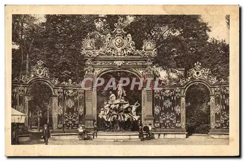 Cartes postales Nancy Place Stanislas Grilles en fer Forge de Jean Lamour Fontaine d Amphitrite