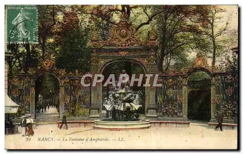 Cartes postales Nancy La Fontaine d Amphitrite