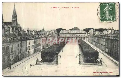 Cartes postales Nancy Place de la Carriere