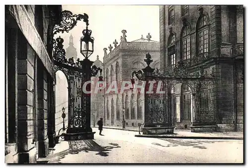 Cartes postales Nancy Les Grilles de Jean Lamour et la Rue Maurice Barres