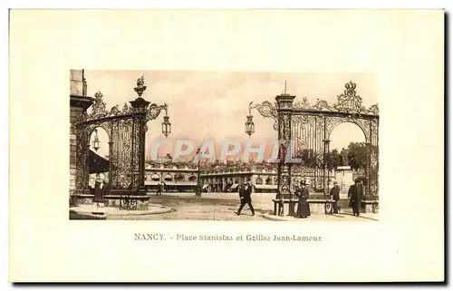 Cartes postales Nancy Place Stanislas et Grilles Jean Lamour