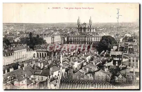 Cartes postales Nancy Vue Prise depuis Saint Epvre