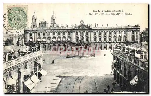 Cartes postales Nancy Hotel de Ville