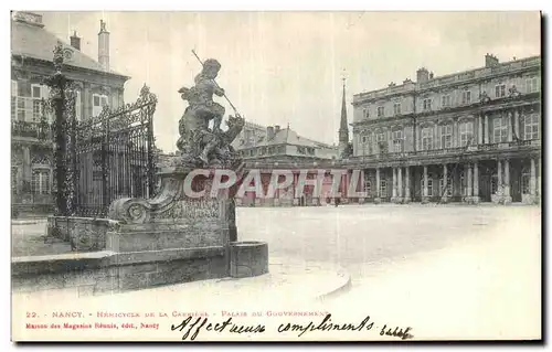 Ansichtskarte AK Nancy Hemicycle de la Carriere Palais du gouvernement