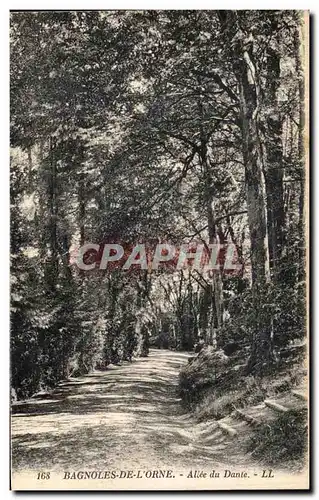 Cartes postales Bagnoles De L Orne Allee du Dante