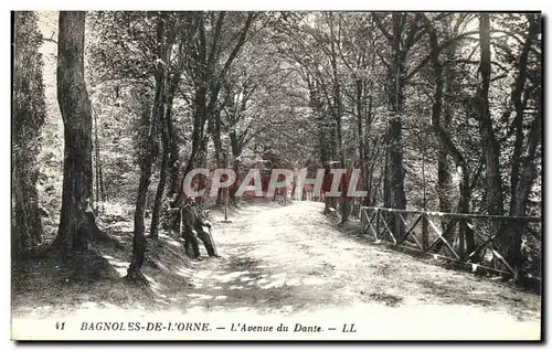 Ansichtskarte AK Bagnoles De L Orne Allee du Dante