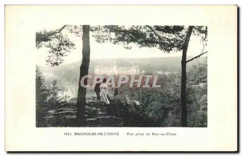 Cartes postales Bagnoles De L Orne Vue Prise du Roc au Chien