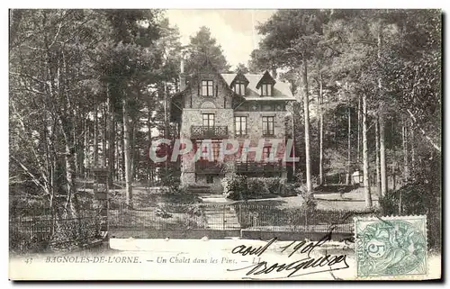 Cartes postales Bagnoles De L Orne Un Chalet dans les Pins