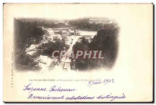 Cartes postales Bagnoles De L Orne Vue Generale Prise du Roc aux chiens