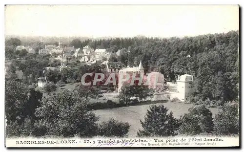 Ansichtskarte AK Bagnoles De L Orne Tesse la Madeleine Vue prise de l abri Janolin