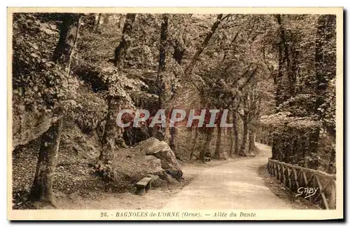 Ansichtskarte AK Bagnoles De L Orne Allee du Dante