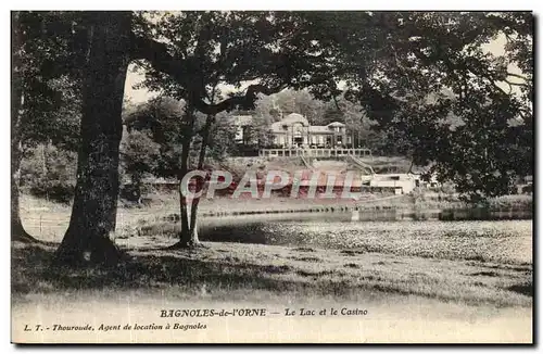 Cartes postales Bagnoles De L Orne Le Lac et le Castno