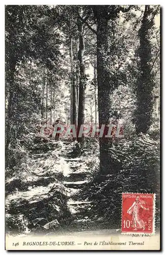 Cartes postales Bagnoles De L Orne Parc de l Etablissement Thermal