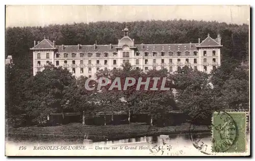 Ansichtskarte AK Bagnoles de L Orne Une Vue Sur Le Grand Hotel