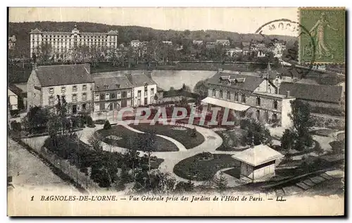 Cartes postales Bagnoles de L Orne Vue Gerenale Prise des Jardins de l Hotel de Paris