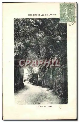 Cartes postales Bagnoles de L Orne L Allee du Dante