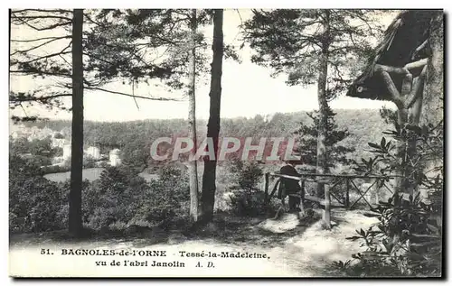 Ansichtskarte AK Bagnoles de L Orne Tense la Madeleine Vu de l Abri Janolin