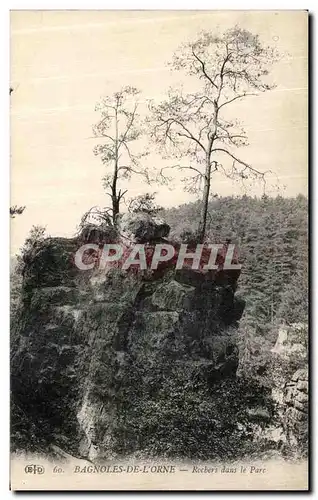 Cartes postales Bagnoles de L Orne Rochers dans le Parc