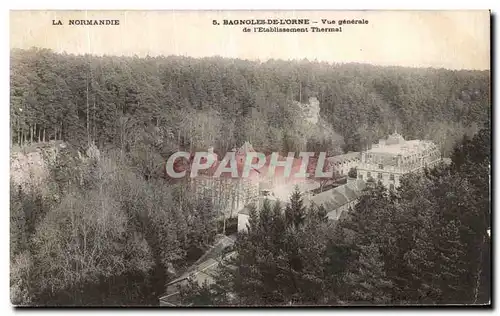 Cartes postales Bagnoles de L Orne Vue Generale de L Etablissement Thermal