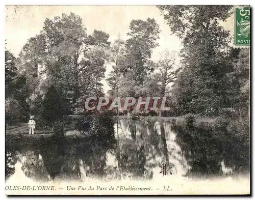 Cartes postales Bagnoles de L Orne Une Vue Du Parc de l Etablissement