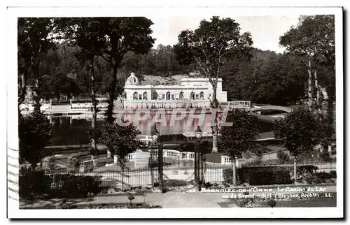 Cartes postales Bagnoles de L Orne Le Casino du Lac vu du grand hotel