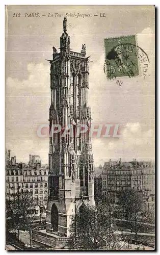 Cartes postales Paris La Tour Saint Jacques