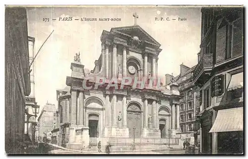 Cartes postales Paris L Eglise Saint Roch