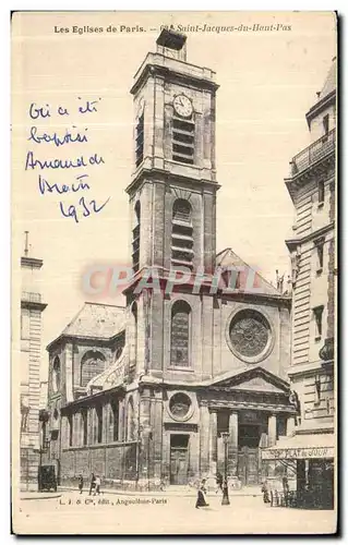 Ansichtskarte AK Les Eglise Paris Saint Jacques Du Haut Pas