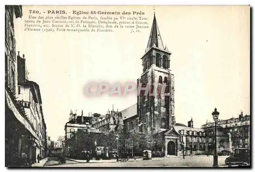 Cartes postales Paris Eglise St Germen des Pres