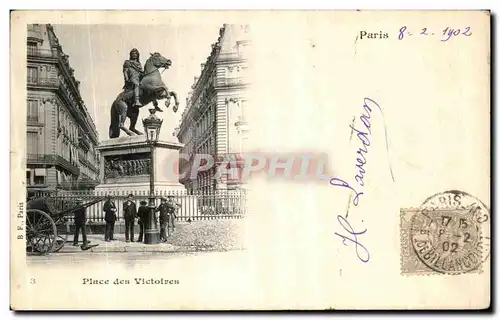 Cartes postales Paris Place des Victoires Enfants