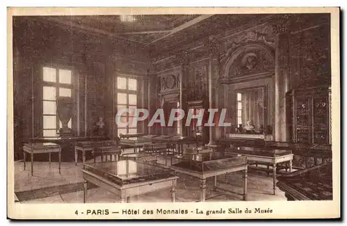 Cartes postales Paris Hotel des Monnales La Grande Salle du Musee