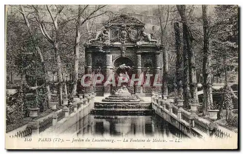 Ansichtskarte AK Paris Jardin du Luxembourg La Fontaine de Medicis