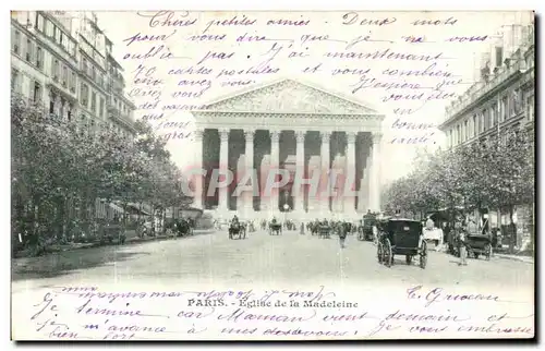 Cartes postales Paris Eglise de La Madeleine