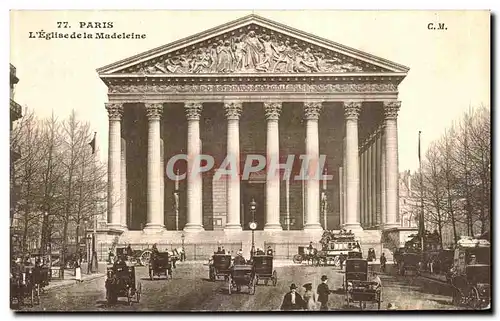 Cartes postales Paris L Eglise de La Madeleine