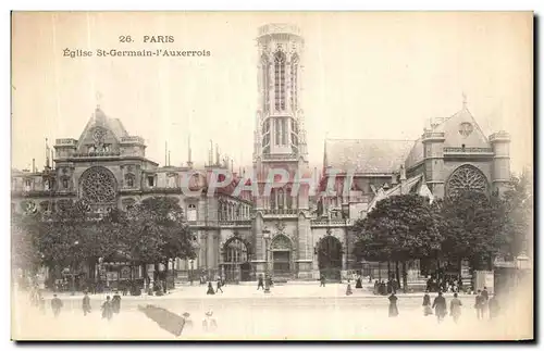 Cartes postales Paris Eglise st Germain l Auxerrois