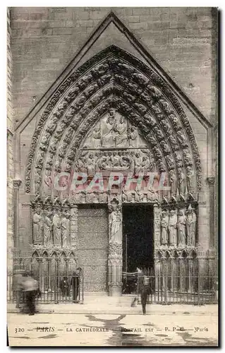 Ansichtskarte AK Paris La Cathedrale Portail Est