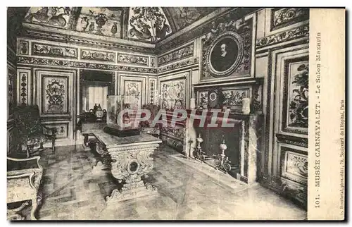 Cartes postales Musee Carnavalet Le Salon Mazarin