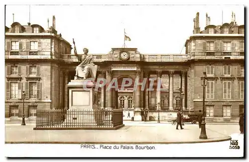 Cartes postales Paris Place du Palais Bourbon