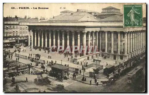 Cartes postales Paris La Bourse